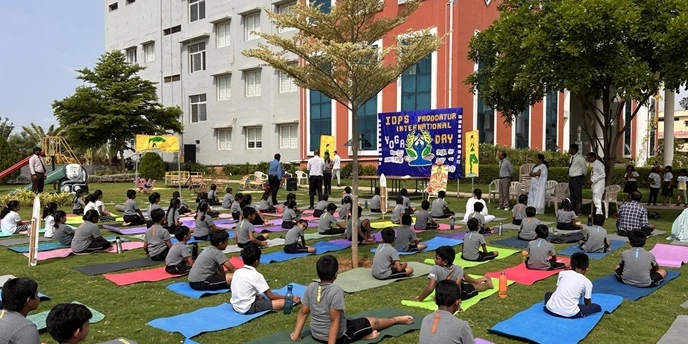 DPISO students participating in cultural event